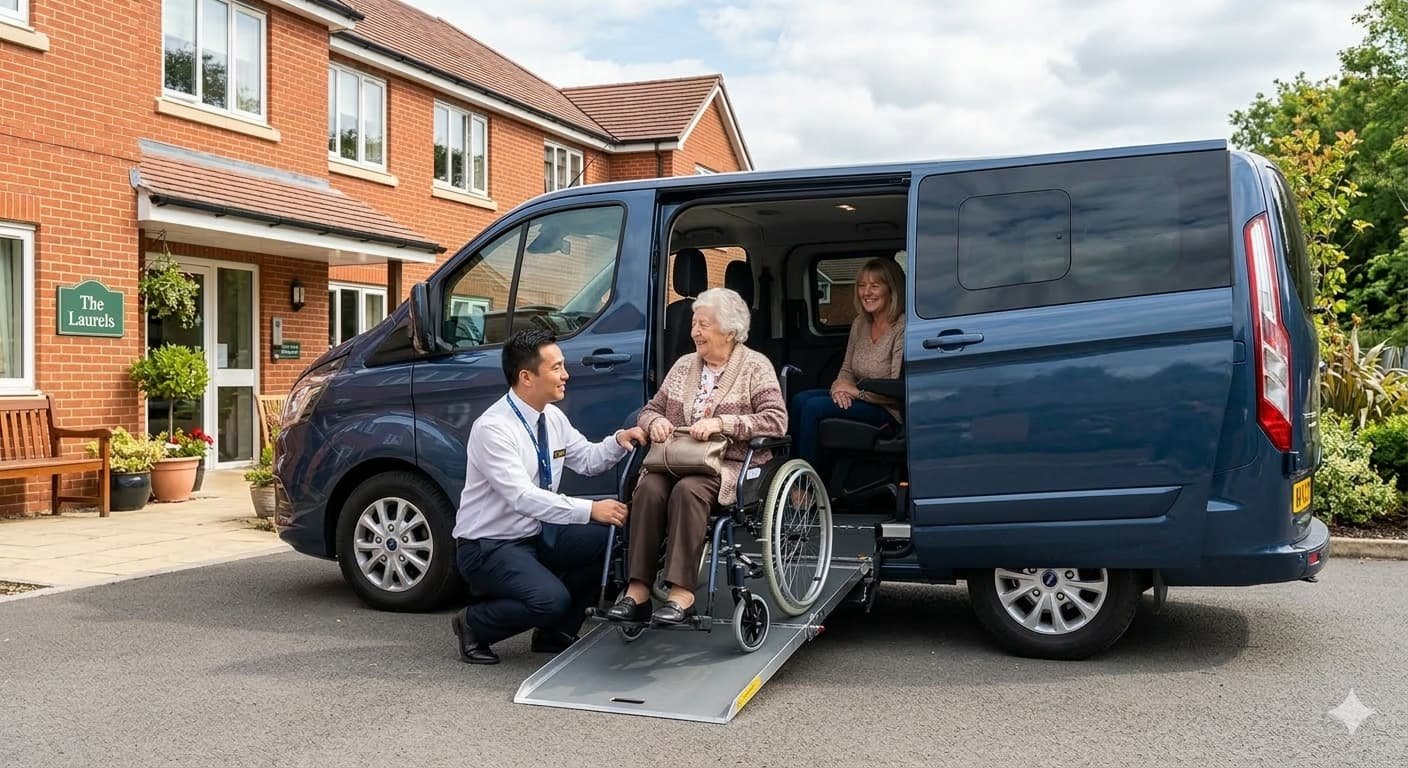 wheelchair access taxi wokingham