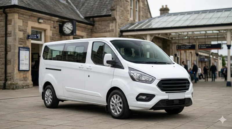 Ford Tourneo Custom 8-seater minibus for private hire in Wokingham