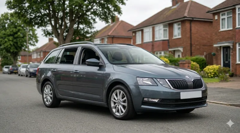 Skoda Octavia estate car for private hire in Wokingham
