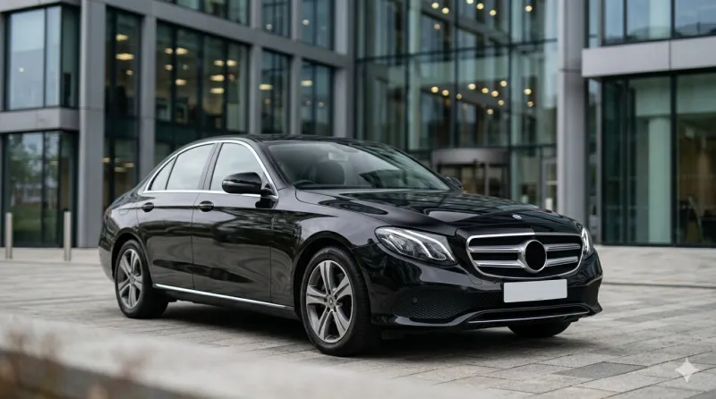 Mercedes E-Class executive car for private hire in Wokingham